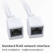 RJ45 POE Injector & Splitter Cable with 2.1x5.5mm DC Jack - White - 4
