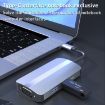 BYL-2106 7-in-1 USB-C/Type-C Docking Station HUB Adapter - Silver - 6