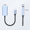 BYL-2006A USB-C to HDTV 4K Converter Cable, Silver, Type-C Adapter - 3