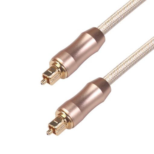 QHG02 SPDIF 5m OD6.0mm Toslink Fiber Male to Male Optical Audio Cable - 1