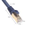 CAT8 Ethernet Network LAN Cable 1m, RJ45 Patch Lead for Switch/Router - 3