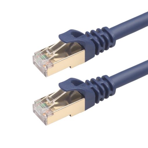 CAT8 Ethernet Network LAN Cable 7.6m, RJ45 Patch Lead for Switch/Router - 1