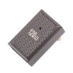 USB-C Male to USB Female 10 Gbps 90 Adapter - Gun Metal - 3