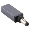 PD 18.5V-20V 5.5x2.1mm Male Adapter Connector - Silver Grey - 2