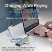 ORICO PW11-8PC 8-in-1 Type-C/USB-C Docking Station 5Gbps Dark Gray - 7