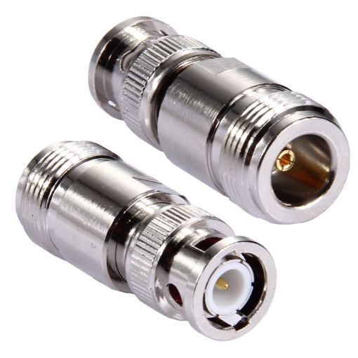 N Female to BNC Male Connector Adapter for RF Coaxial Cable - 1