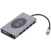 13-in-1 USB-C Hub Docking Station with Wireless Charger Function - 2