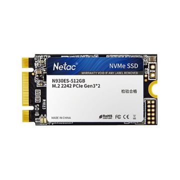 Netac N930ES 512GB M.2 2242 PCIe Gen3x2 SSD - 1