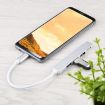 T-818 TF + 3 USB 3.0 to USB-C Hub Adapter Silver - 6