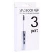 Aluminum 3-Port USB3.0 HUB + USB-C Gigabit Ethernet Adapter - 3