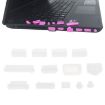 Universal Silicone Anti-Dust Plugs for Laptop - 13 in 1 Transparent Set - 1