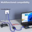 KC-E102 1000M LAN RJ45 Splitter Adapter - 1 to 2 Ethernet Connector - 6