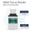 Magenta Aluminum Alloy USB-C 3.1 Male to USB 3.0 Female Adapter - 4