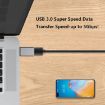 USB-C 3.1 Male to USB 3.0 Female Adapter, Aluminum Alloy, Silver - 5