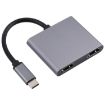 Dual HDTV USB-C/Type-C HUB Adapter - 2 in 1 Ports, 70 Characters - 1