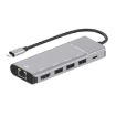 6 in 1 Multifunctional HUB: 8 Pin to RJ45, HDMI, Charging, 3 USB Ports - 2