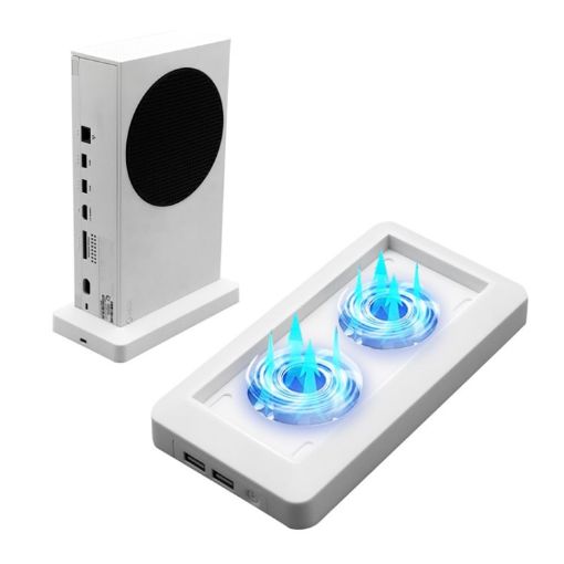 XBOX Series S Cooling Fan Base with 2 USB Ports - 1
