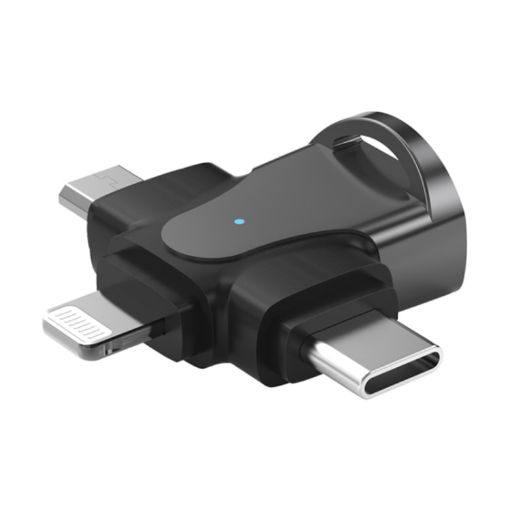3 In 1 OTG Adapter Tarnish - USB, Micro USB, Type-C Connector - 1