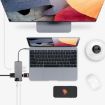 8 in 1 Type-C Adapter: HDMI, USB 3.0, LAN, VGA, TF/SD Reader (Grey) - 9