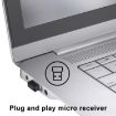 Logitech M330 Wireless Optical Mute Mouse with Micro USB Receiver - Blue - 6