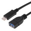 USB-C 3.1 Male to USB 3.0 Female OTG Adapter Cable, 20cm Length - 2
