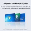 A809 USB 3.0 + USB 2.0 Multi-function Splitter HUB Adapter (Silver) - 5