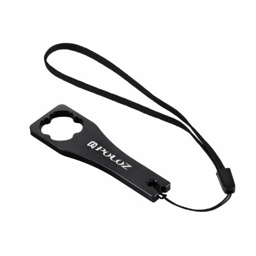 PULUZ CNC Aluminum Wrench for GoPro Hero11/10/9/8/7/6/5/4/3/2/1, Xiaoyi - 1