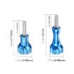PULUZ Blue CNC Aluminum Thumb Knob Set for GoPro, Insta360, DJI Osmo - 2