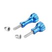 PULUZ Blue CNC Aluminum Thumb Knob Set for GoPro, Insta360, DJI Osmo - 3
