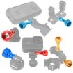 PULUZ Blue CNC Aluminum Thumb Knob Set for GoPro, Insta360, DJI Osmo - 5