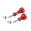 PULUZ Red Aluminum Thumb Knob Set for GoPro, Insta360, DJI Osmo Action - 3