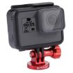 PULUZ Red CNC Tripod Mount Adapter for GoPro, Insta360, DJI Cameras - 4