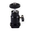 PULUZ Cold Shoe Tripod Head with Lock - 1/4 Inch Screw - 1