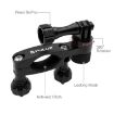 PULUZ 360 Rotation Bike Handlebar Mount for GoPro, Insta360, DJI (Black) - 5