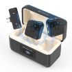 PULUZ Magnetic Wireless Lavalier Microphone Set with Charging Case - 1