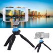 PULUZ Blue Pocket Mini Tripod with 360 Ball Head for Phones & Cameras - 1