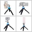 PULUZ Blue Pocket Mini Tripod with 360 Ball Head for Phones & Cameras - 4