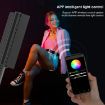 PULUZ 72 LEDs RGB Fill Light Stick with Barndoor - Full Color Photo Light - 8