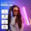 PULUZ 30cm RGB Stick Light - Magnetic LED Fill Light for Photography - 8