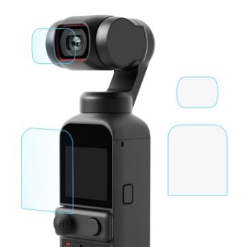 PULUZ 9H Tempered Glass Lens Protector & Screen Film for DJI OSMO Pocket 2 - 1