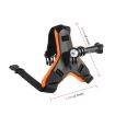 PULUZ Orange Helmet Chin Strap Mount for GoPro & DJI Osmo Action Cameras - 2