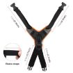 PULUZ Orange Helmet Chin Strap Mount for GoPro & DJI Osmo Action Cameras - 3