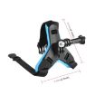 PULUZ Blue Helmet Chin Strap Mount for GoPro & DJI Osmo Action Cameras - 2