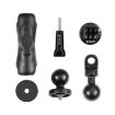 Motorcycle Holder Mirror Base Mount for GoPro & Action Cameras - Black - 6