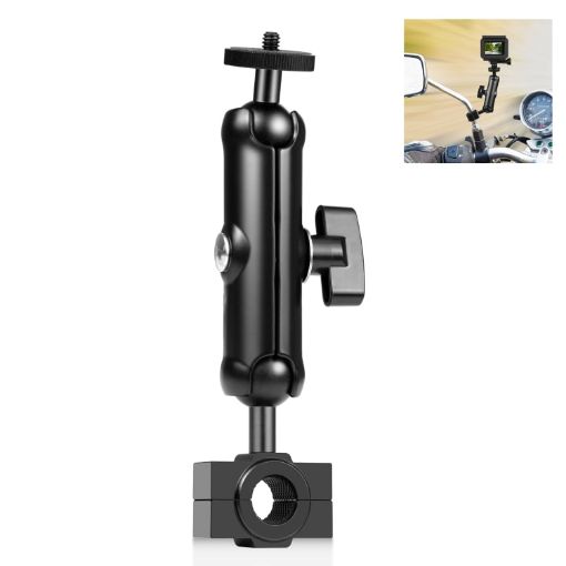 Motorcycle Rearview Mirror Mount for GoPro - PULUZ Action Camera Holder - 1