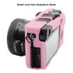 PULUZ Pink Silicone Case for Sony ILCE-6300/A6400 Protective Cover - 6