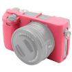 PULUZ Rose Red Silicone Case for Sony ILCE-6300/A6400 - 1