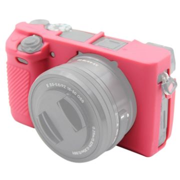 PULUZ Rose Red Silicone Case for Sony ILCE-6300/A6400 - 1