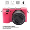 PULUZ Rose Red Silicone Case for Sony ILCE-6300/A6400 - 4