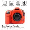 PULUZ Red Silicone Protective Case for Nikon D850 Camera - 5